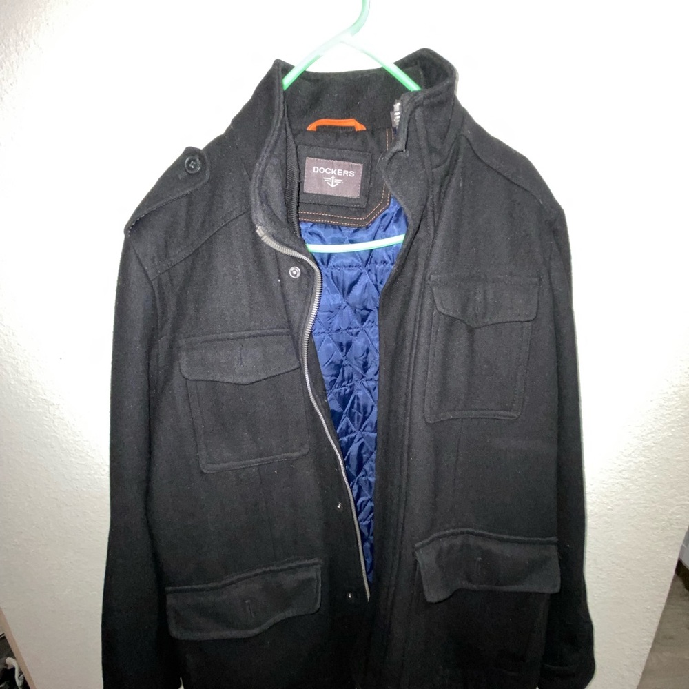 Dockers Men's Black Jacket Large